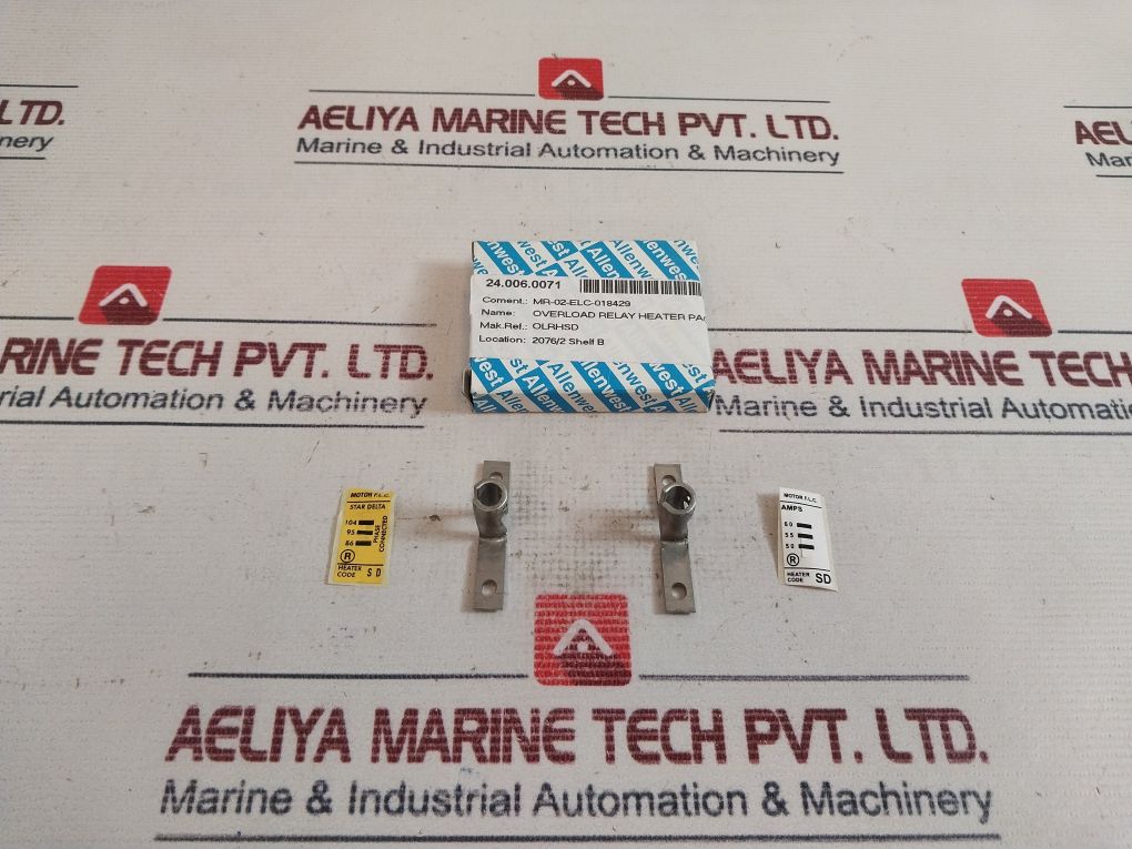 Lot Of 3X Allenwest Olrhsd Overload Relay Heater Pack