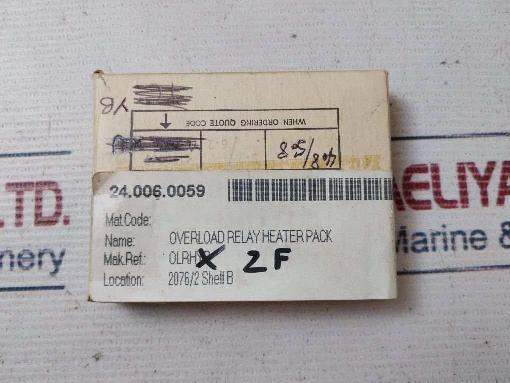 Lot Of 3X Allenwest Olrhzf Overload Relay Heater Pack