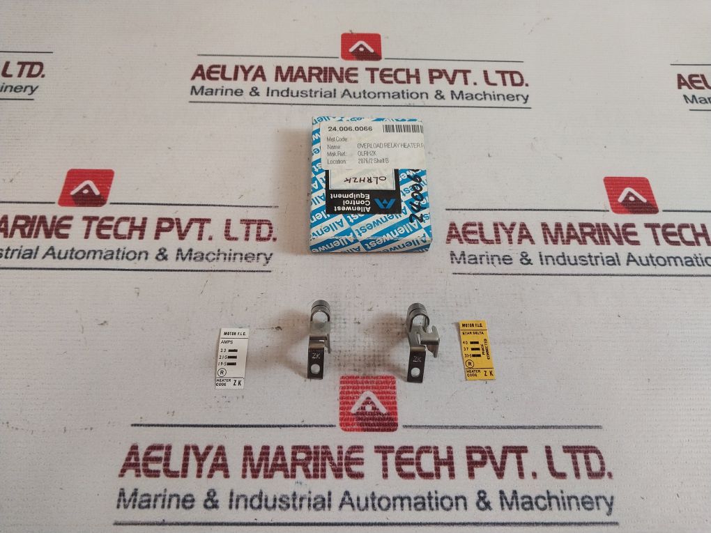 Lot Of 3X Allenwest Olrhzk Overload Relay Heater Pack Zk