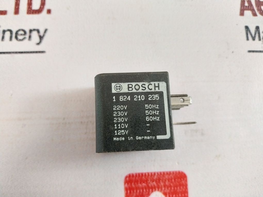 Bosch 1 824 210 235 Solenoid Coil 230V 60Hz