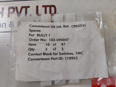 Lot Of 3X C3 Controls Wnc Contact Block For Switch