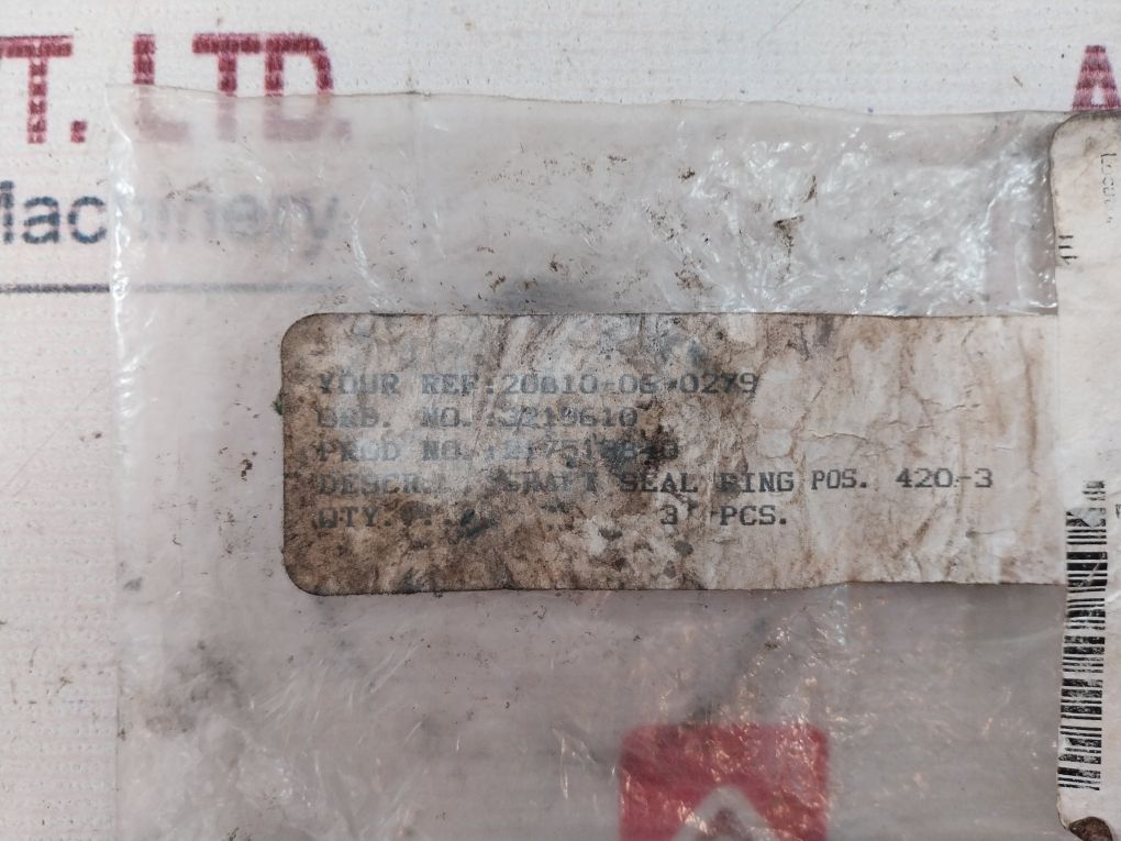 Lot Of 3X Eriks R 426510 Shaft Seal Ring