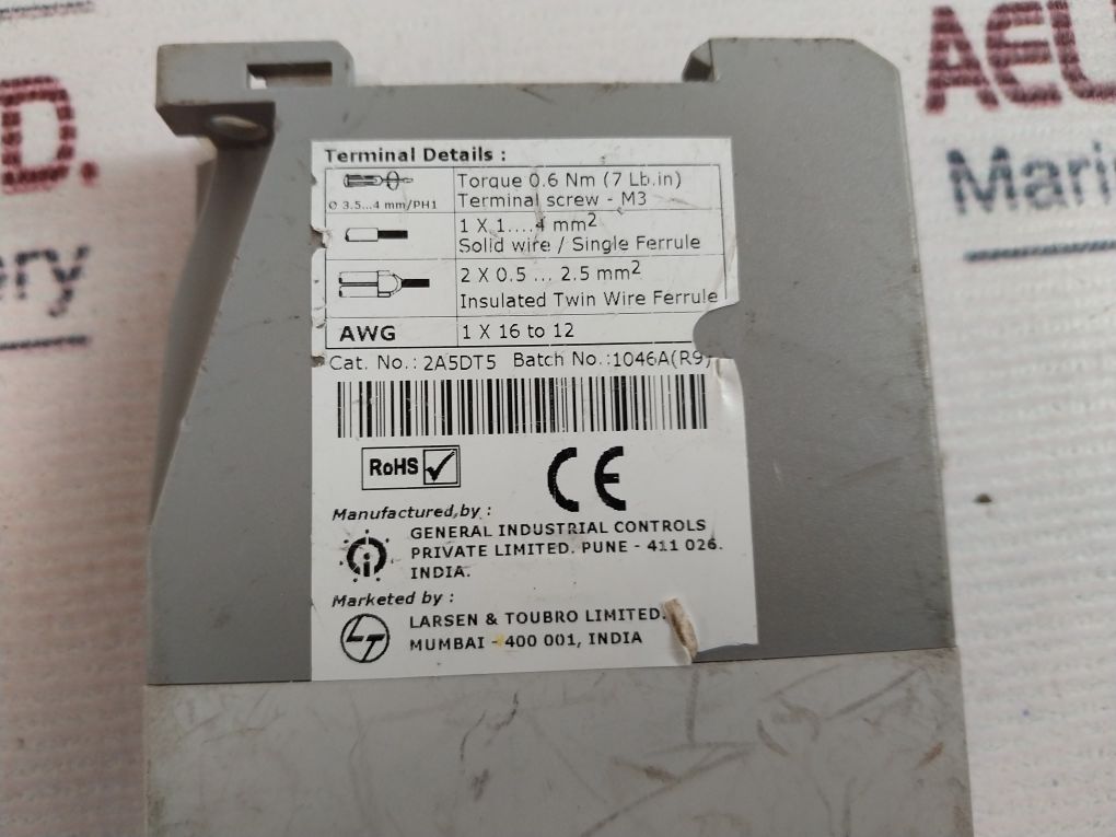 Gic 2A5Dt5 Multifunction Timer 24-240Vac/Dc 50/60Hz