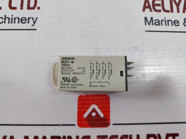 Lot Of 3X Omron H3Y Timer Relay 0-30 Sec