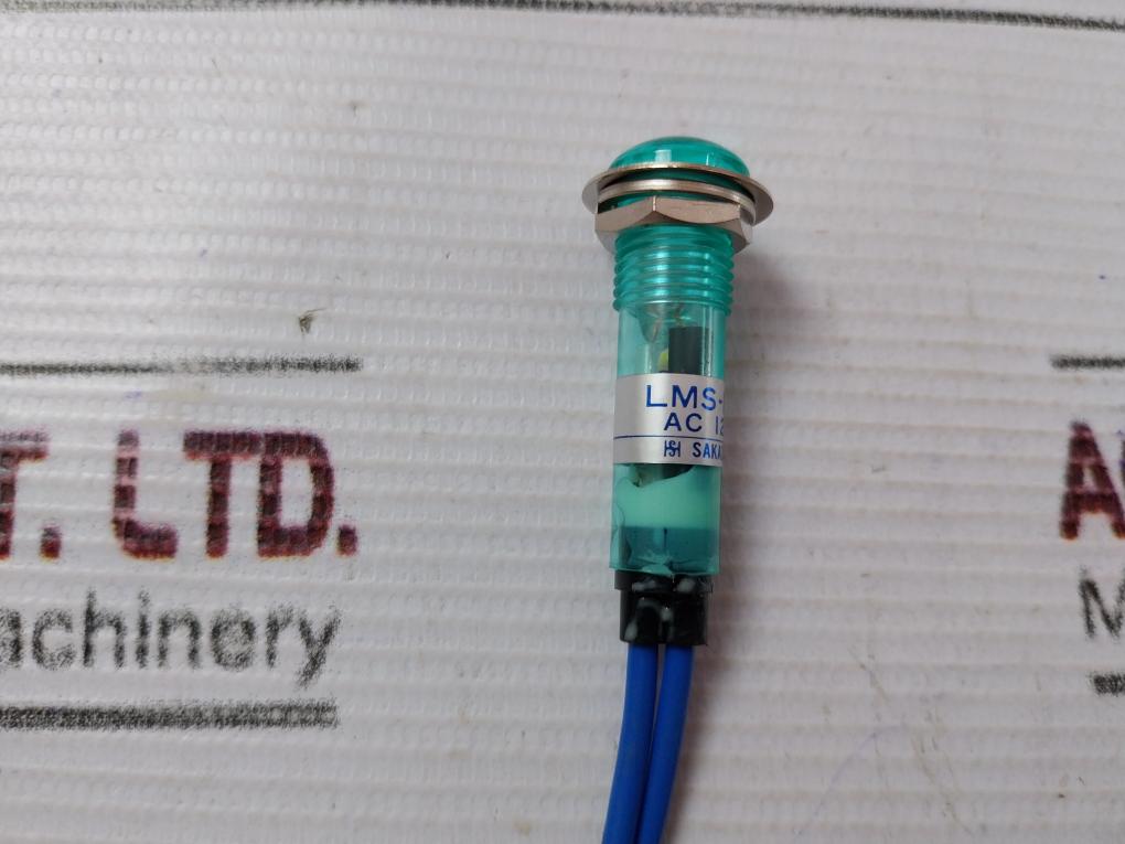 Lot Of 3X Sakazume Lms-10M Led Indicator Light Lamp Ac 125V 1104633