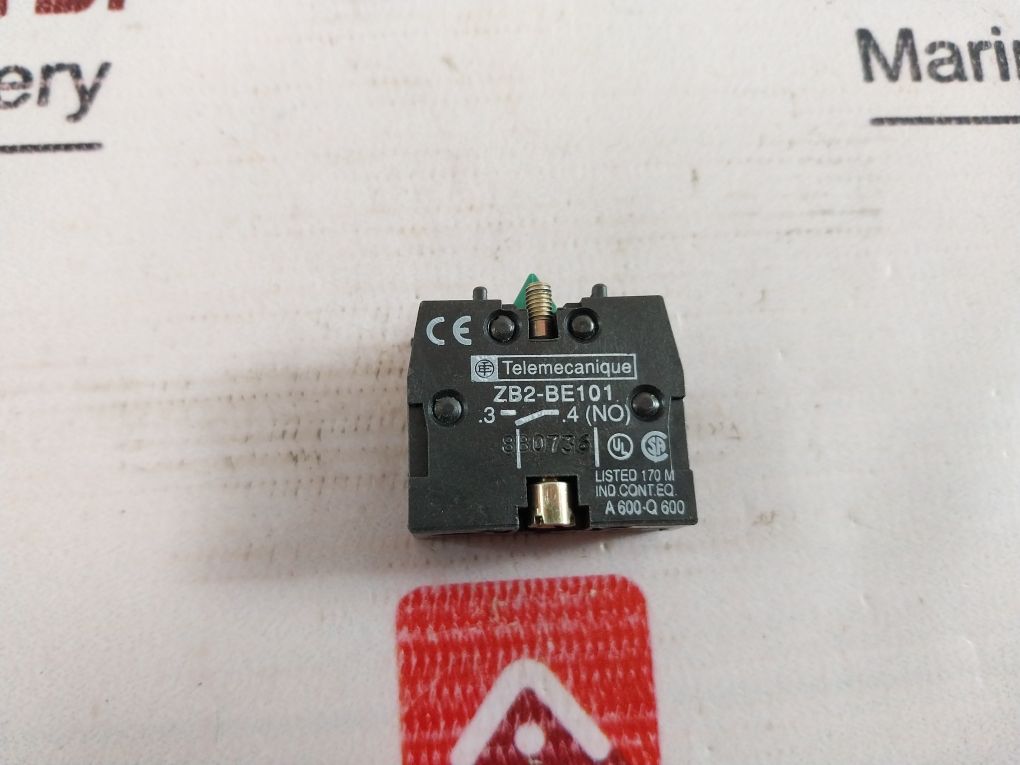 Lot Of 3X Telemecanique Zb2-be101 Contact Block 600V 10A