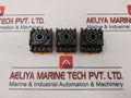 Lot Of 3X Xinling Pf113A Relay Socket