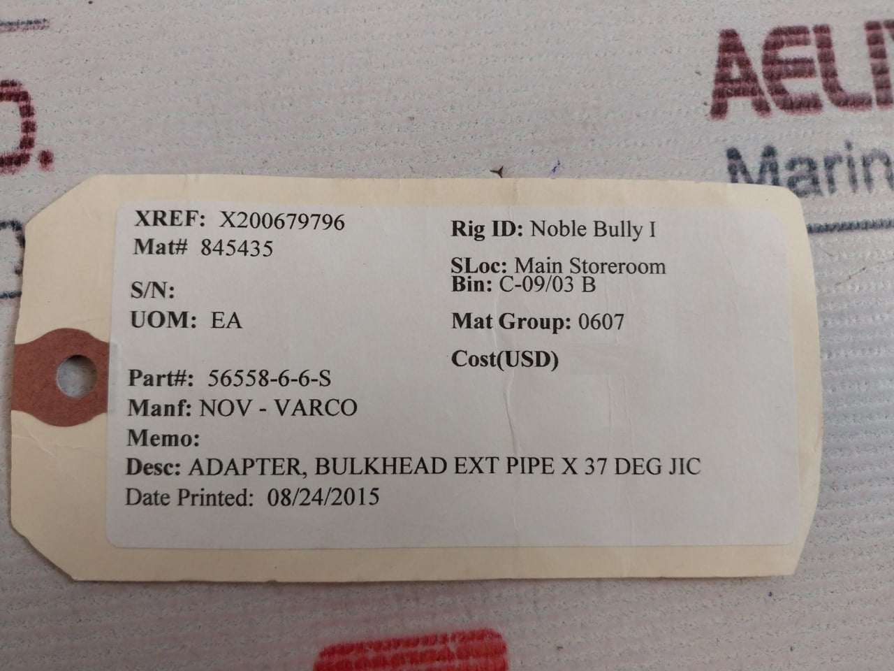 Lot Of 4X Brennan Ygm1411 Adapter Bulkhead Ext Pipe X 37 Deg Jic