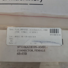 Lot Of 4X Ddk 18-10Sf Female Connector 18-10Sr