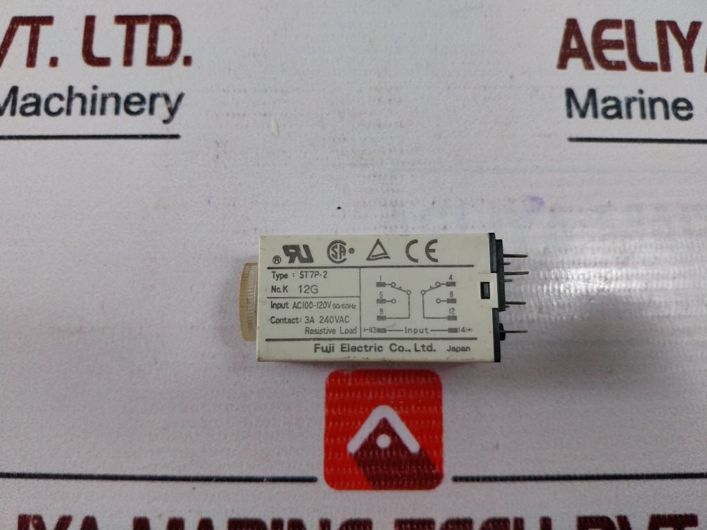 Lot Of 4X Fuji Electric St7P-2 Timer Relay Ac100-120V 50/60Hz