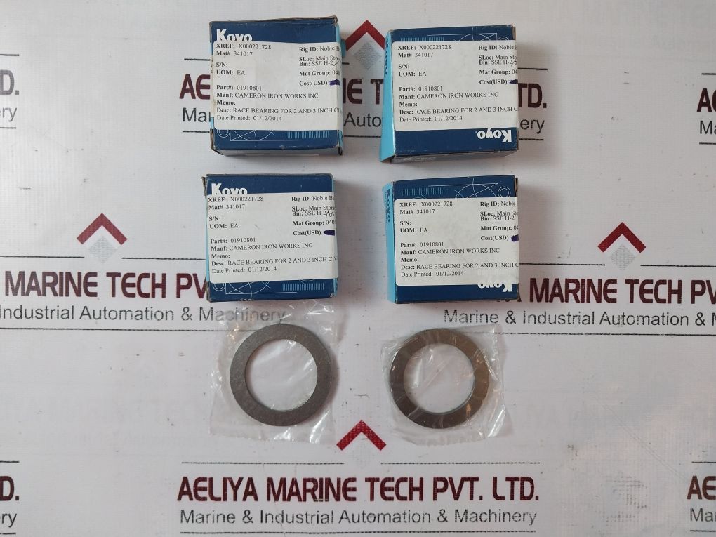 Lot Of 4X Koyo Torrington Trd-2840L125 Needle Roller Bearings 01910801