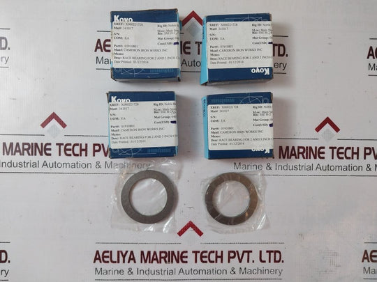 Lot Of 4X Koyo Torrington Trd-2840L125 Needle Roller Bearings 01910801