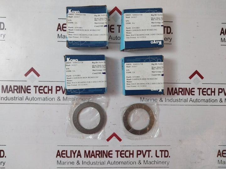 Lot Of 4X Koyo Torrington Trd-2840L125 Needle Roller Bearings 01910801