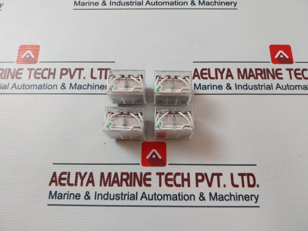 Lot Of 4X Omron Ly4N Relay 24Vdc