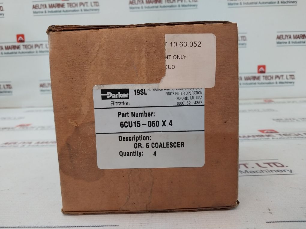 Parker 6Cu15-060 X 4 Filter Coalescing