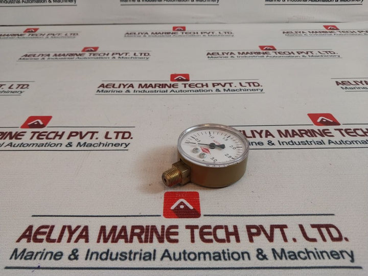 Lot Of 4X Record 0.2-3.0 KgfCm2 Pressure Gauge
