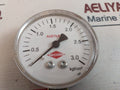 Lot Of 4X Record 0.2-3.0 KgfCm2 Pressure Gauge
