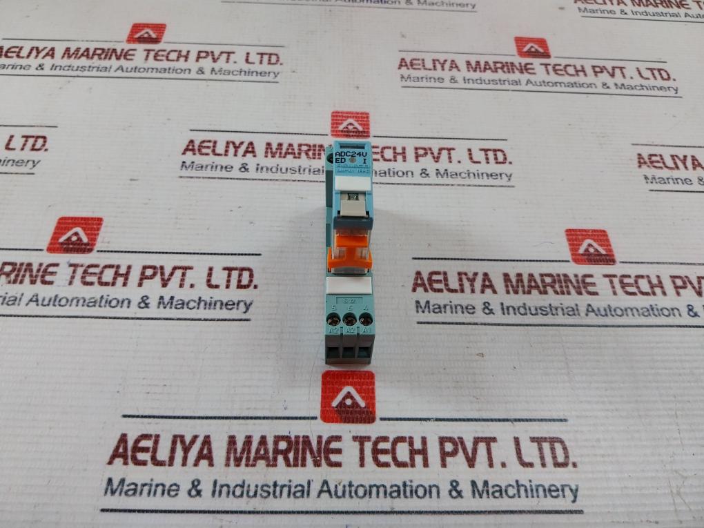 Lot Of 4X Releco C12-a21Bx Power Relay With Socket Base 5A 250V Ac1