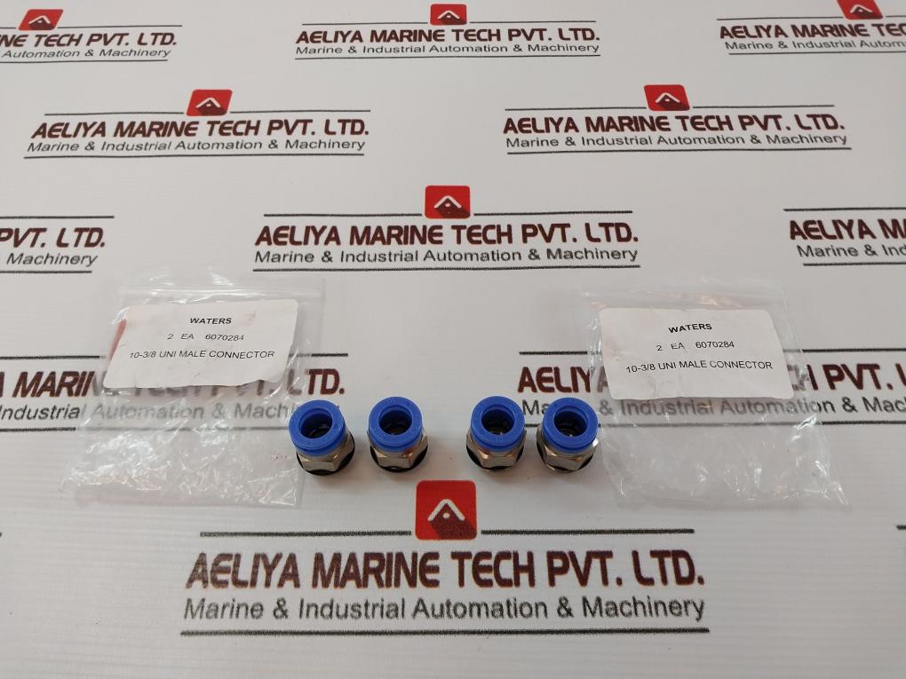 Lot Of 4X Smc S’pore 10 Uni Male Connector Fitting