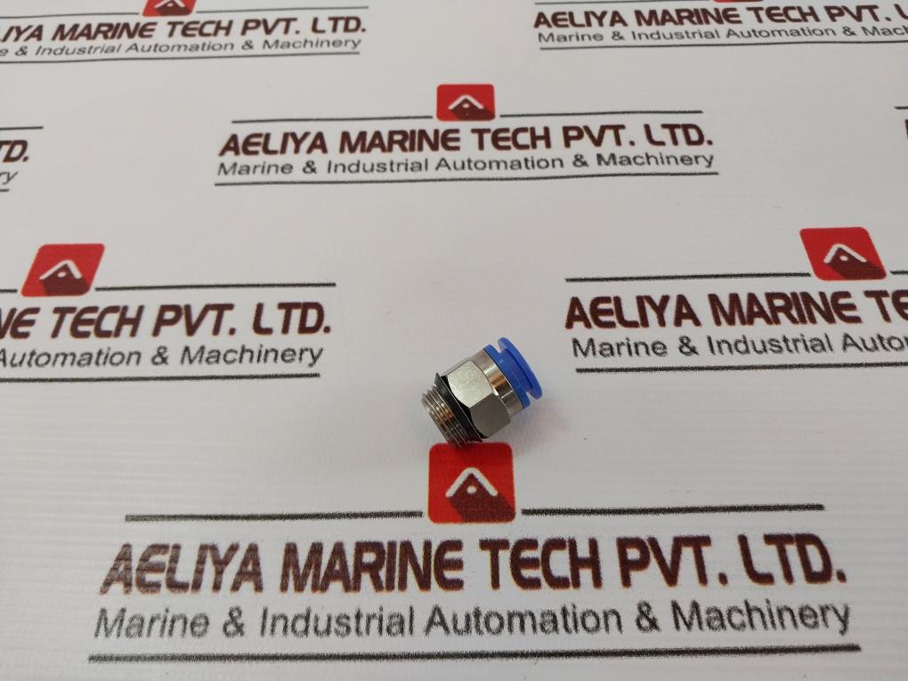 Lot Of 4X Smc S’pore 10 Uni Male Connector Fitting