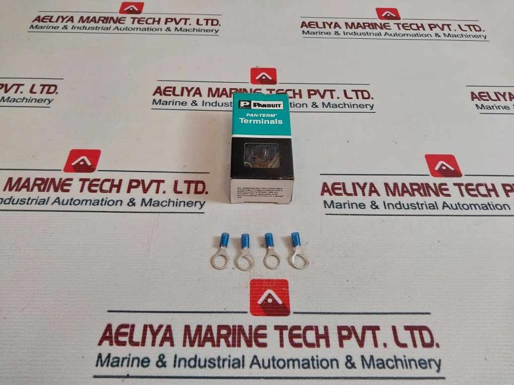 Lot Of 50X Panduit Pn14-38R-l Pressure Terminal Connector