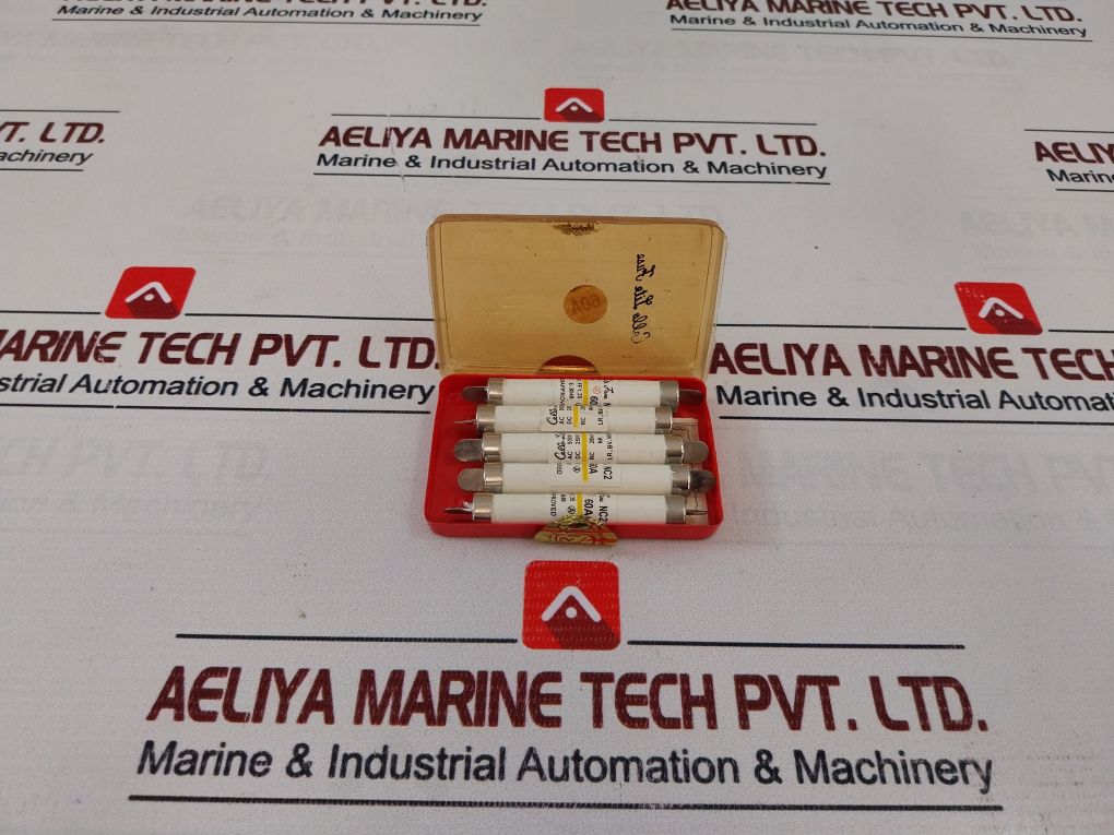 Lot Of 5X Cello Lite Fuse Nc2 Ac 500V Dc 250V 60A
