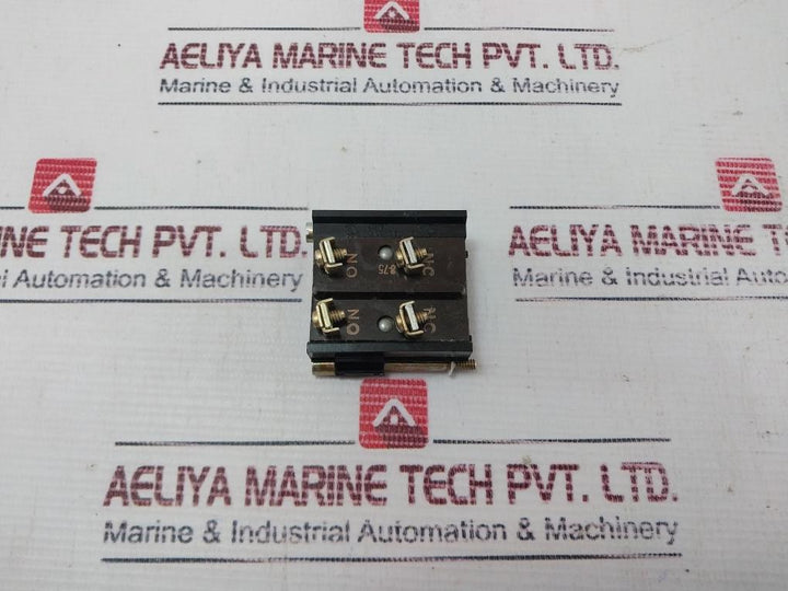 Lot Of 5X Cutler Hammer E 30 Contact Block 8-75 600Vac