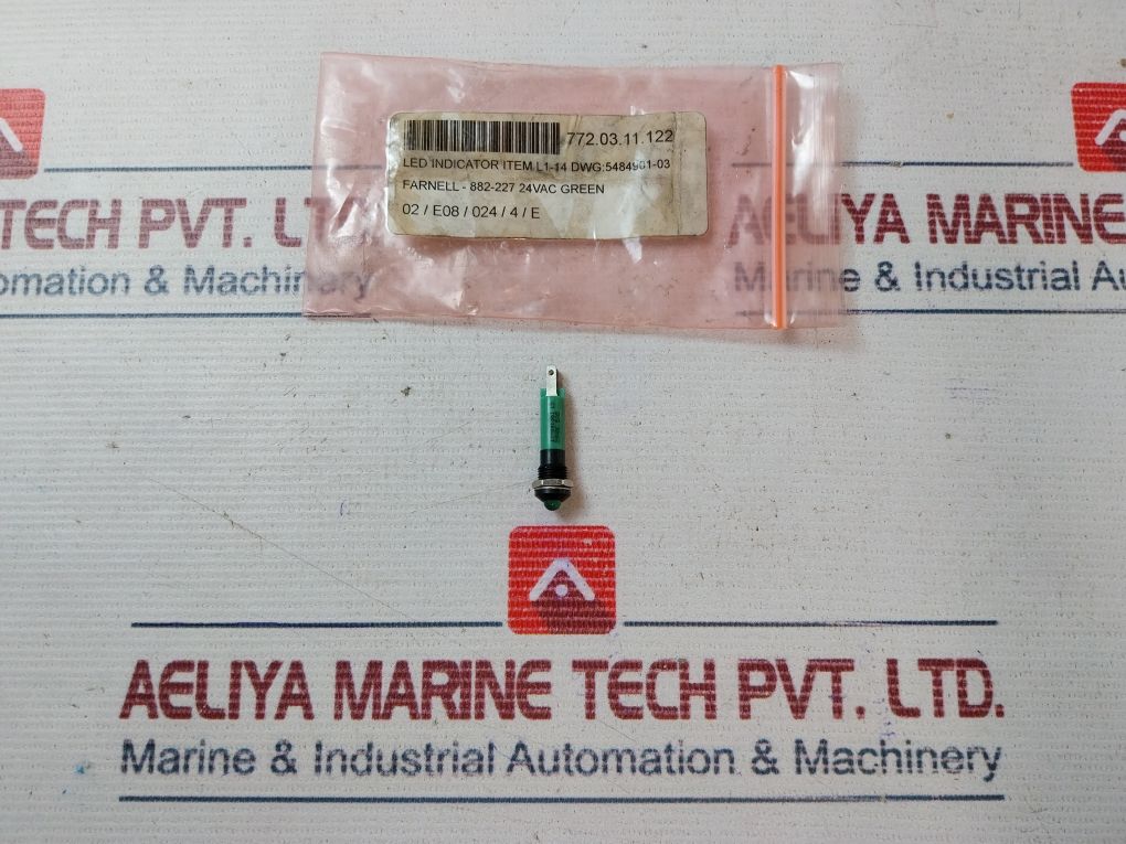 Lot Of 5X Farnell 24Vac Led Indicator