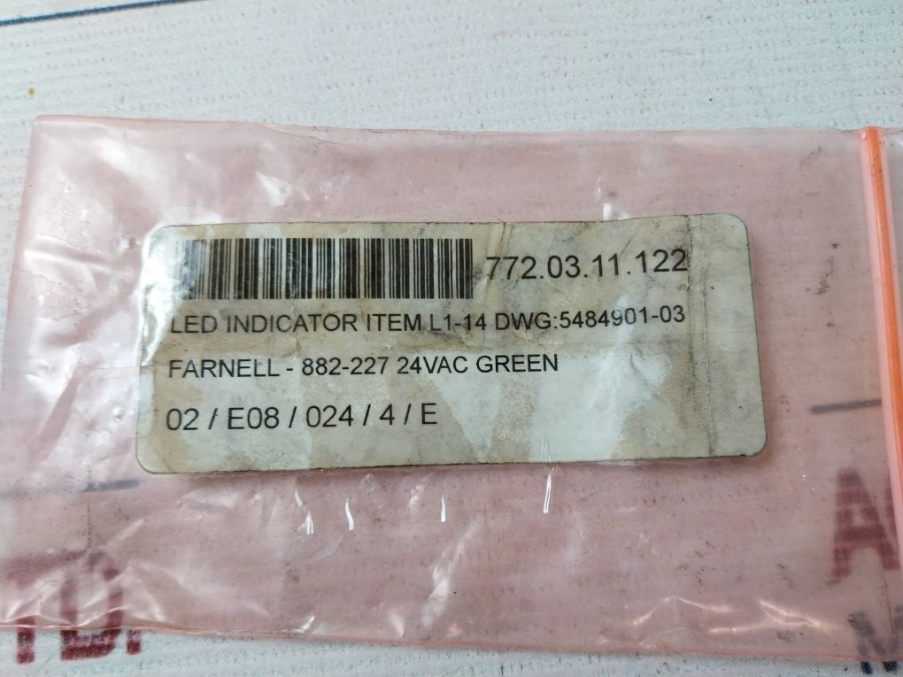 Lot Of 5X Farnell 24Vac Led Indicator