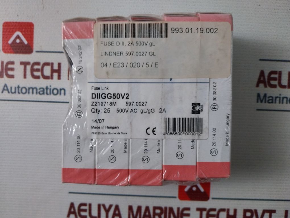 Lot Of 5X Ferraz Shawmut Diigg50V2 Fuse-link