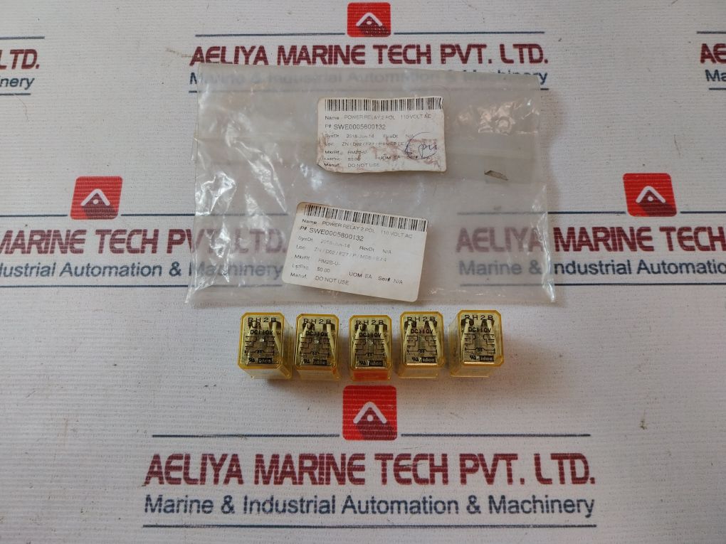 Lot Of 5X Idec Rh2B-u Power Relay Dc110V
