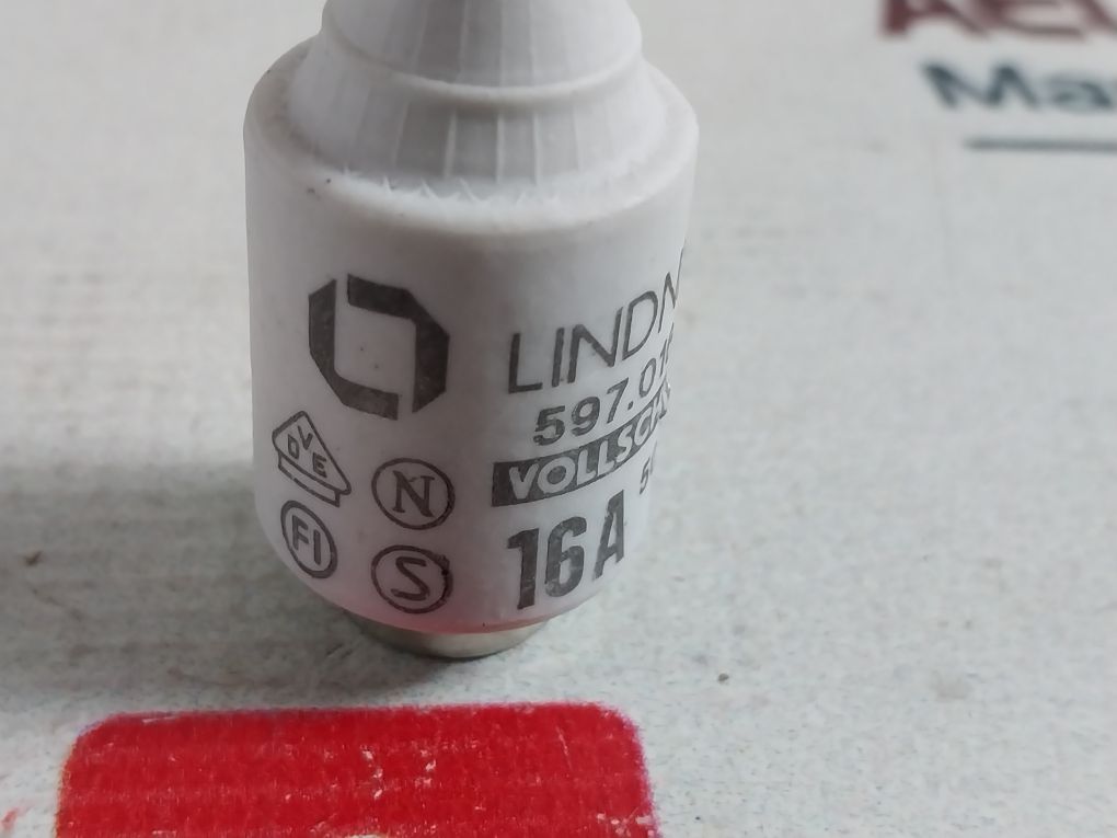 Lot Of 5X Lindner 597.0167 Cartridge Fuse 16A 500V Gl