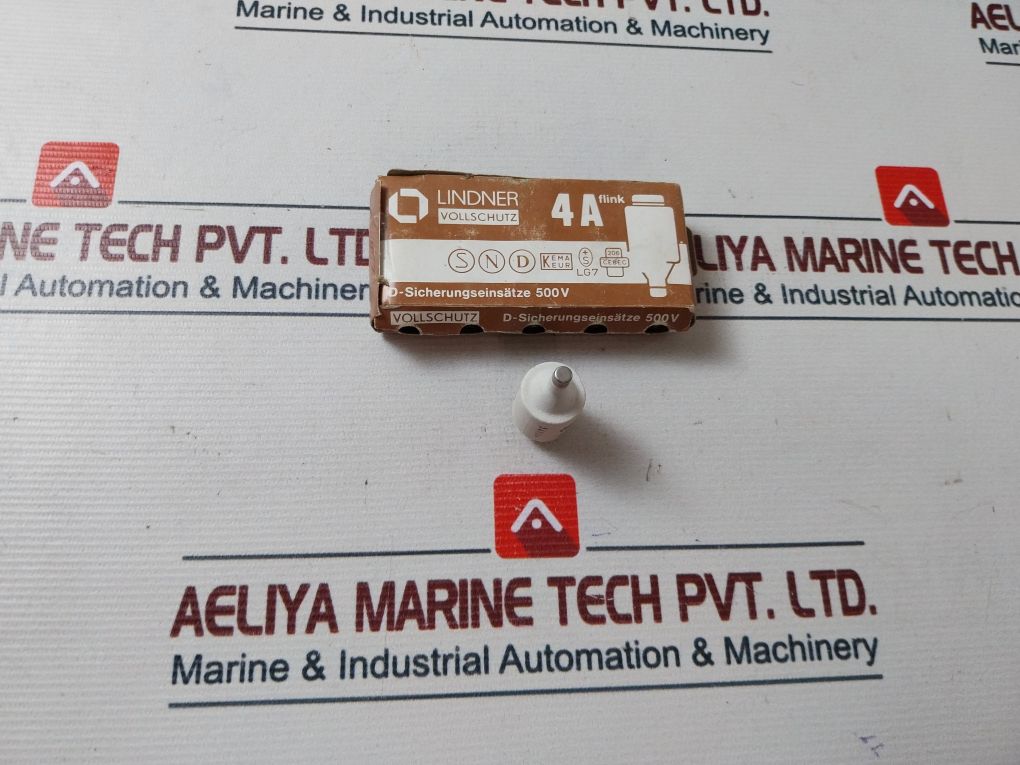 Lot Of 5X Lindner Fuse Links 4A 500V