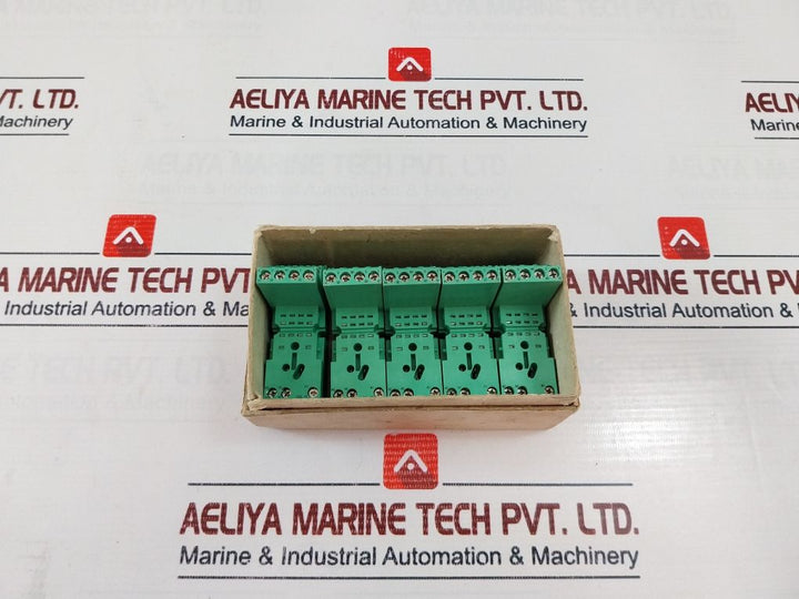 Lot Of 5X Phoenix Contact 28 33 576 Relay Socket 10A 300 Vac