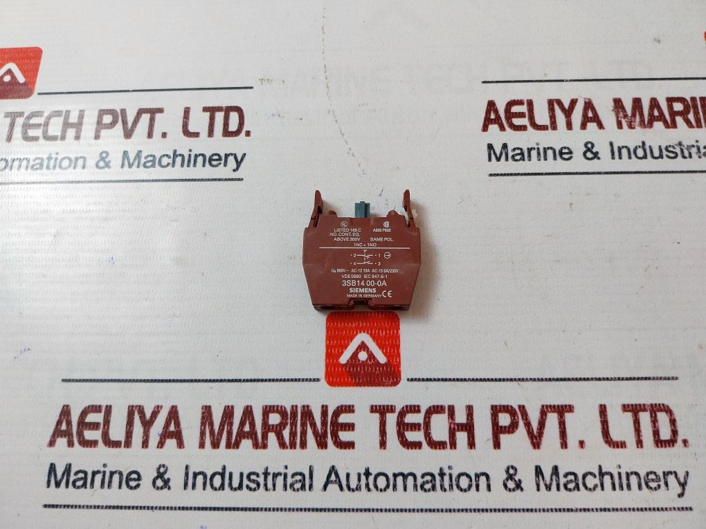 Lot Of 5X Siemens 3Sb1400-0A Pushbutton Contact Block