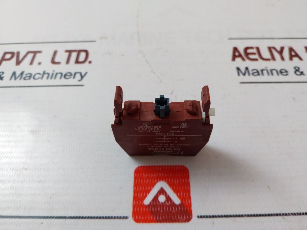 Lot Of 5X Siemens 3Sb1400-0A Pushbutton Contact Block