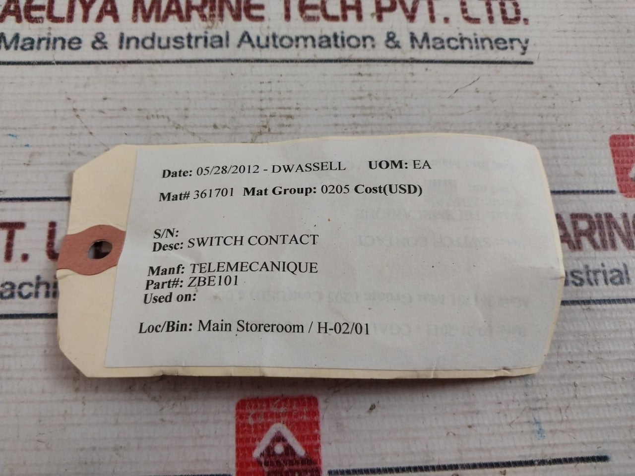 Lot Of 7X Telemecanique Zbe-101 Switch Contact Block 10A