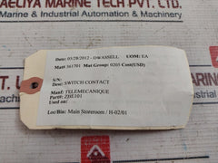 Lot Of 7X Telemecanique Zbe-101 Switch Contact Block 10A