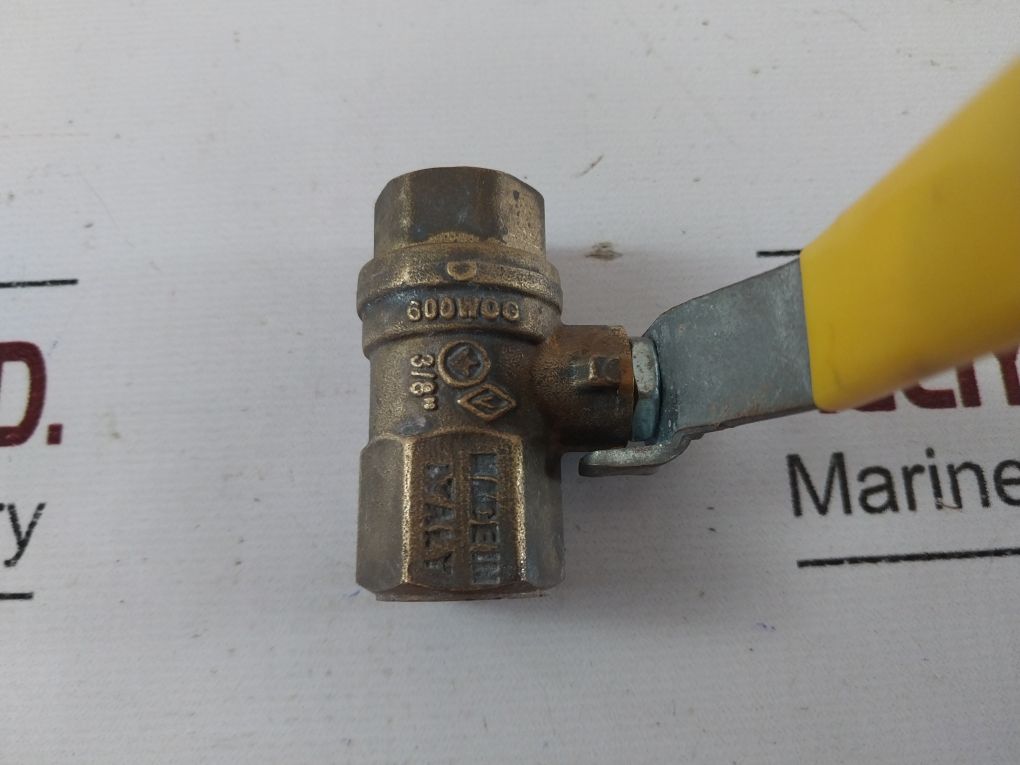 Lot Of 6X Bugatti 600Wog 3/8” Ball Valve