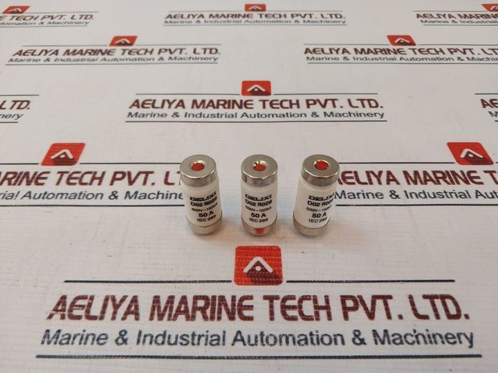 Lot Of 6X Delixi D02 R026 Fuse 500V Ac 50A