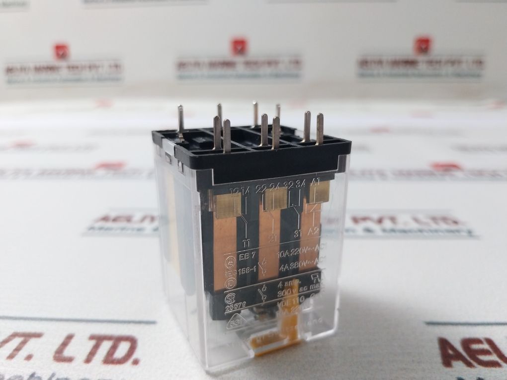 Lot Of 6X Elesta Skr122 Relay 220V Ac 4A