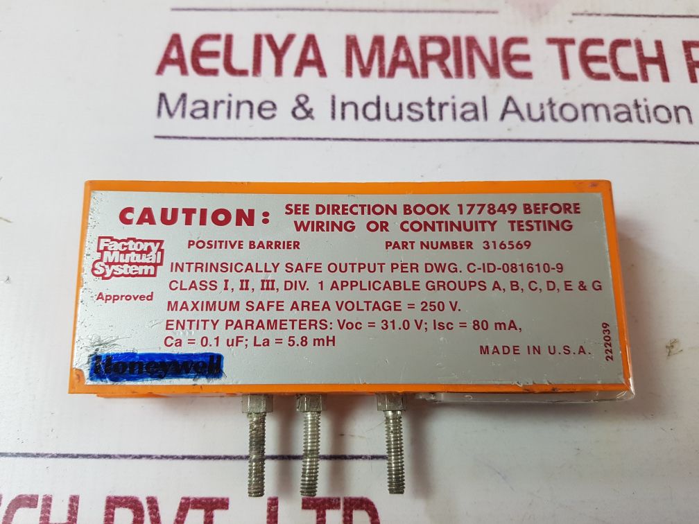 Lot Of 6X Leeds & Northrup 316569 Intrinsic Positive Barrier