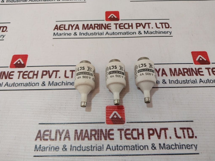Lot Of 6X Ljs 4A 500V Bottle Fuses