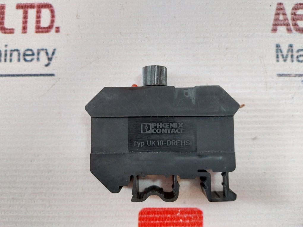 Lot Of 6X Phoenix Contact Uk 10-drehsi Fuse Terminal Block 6 Awg
