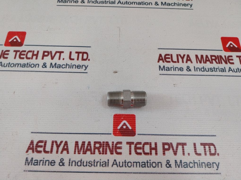 Lot Of 6X Ssp 316 Straight Hex Nipple