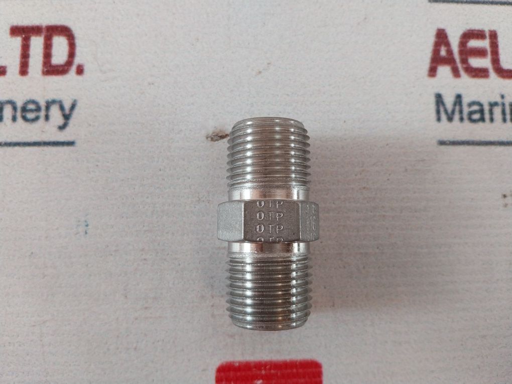 Lot Of 6X Ssp 316 Straight Hex Nipple