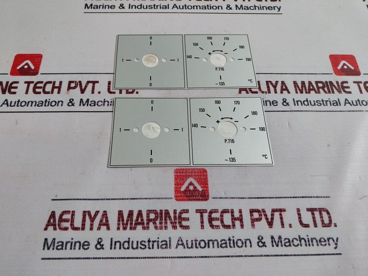 Lot Of 7X 610253 Indicator Plates