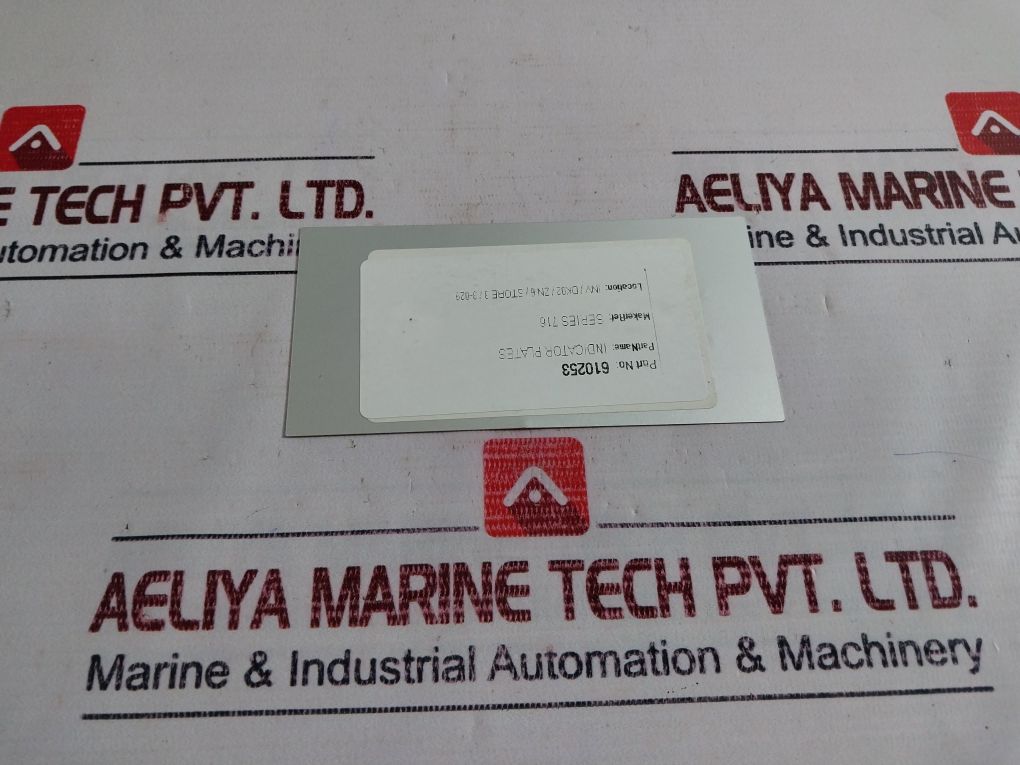 Lot Of 7X 610253 Indicator Plates