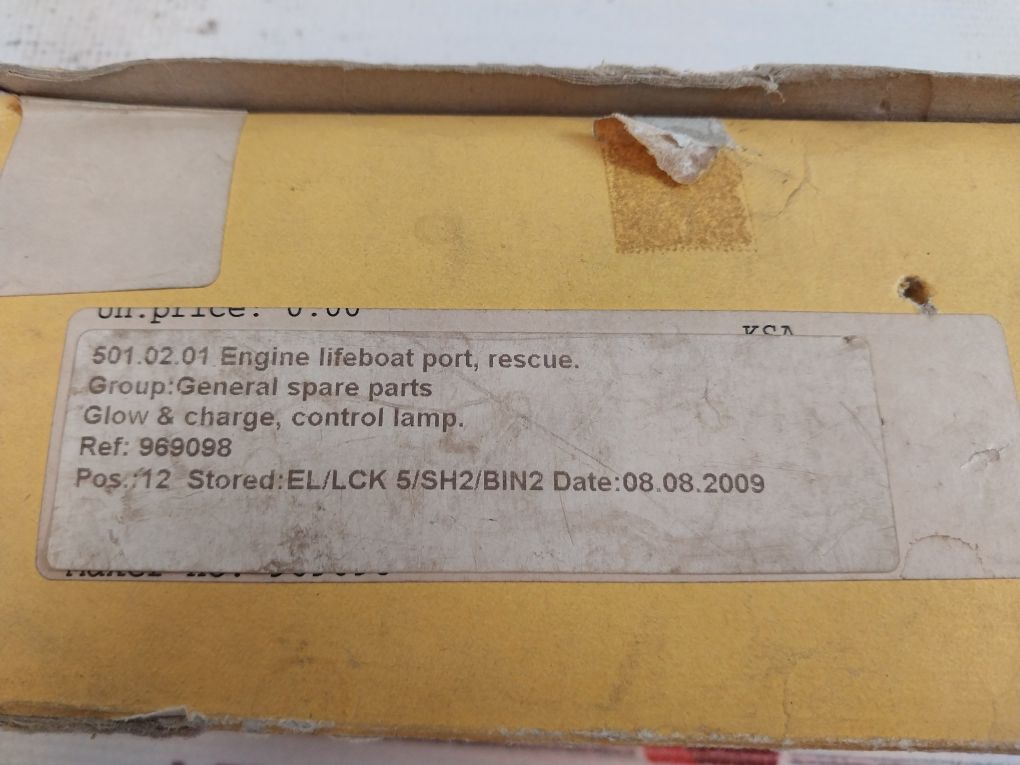 Lot Of 7X Hella 2Aa 003257-041 Glow & Charge Control Lamp