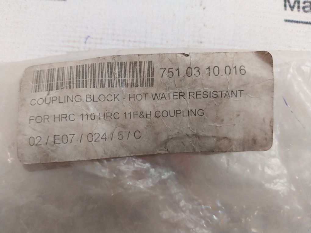 Lot Of 7X Hrc 110 Coupling Block-hot Water Resistant
